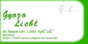 gyozo liebl business card